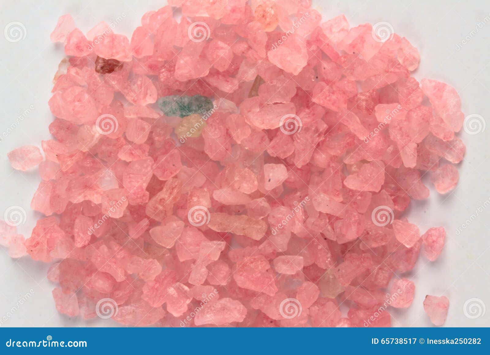 Pink sea salt stock image. Image of granular, close, salt 65738517
