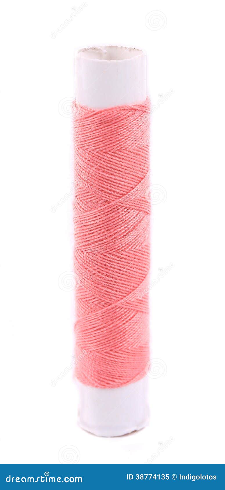 Pink Sewing thread stock image. Image of scissors, thimble 38774135