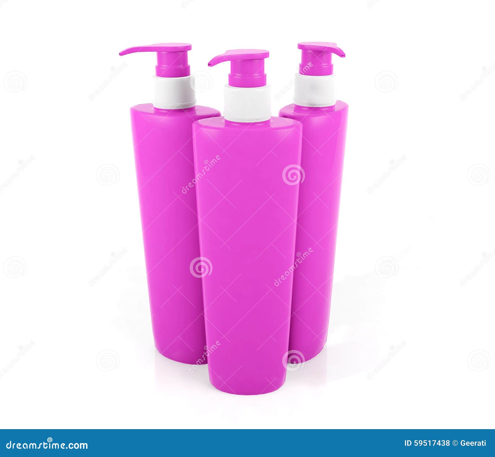 Pink shampoo bottles stock photo. Image of dimensions 59517438