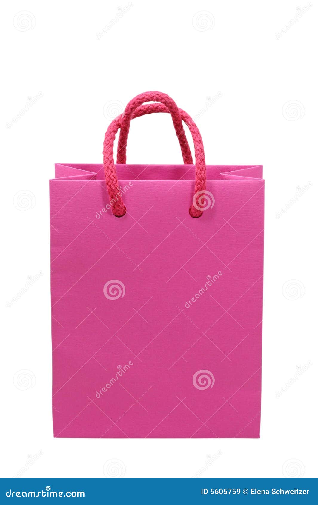 Pink shopping bag stock image. Image of background, shopper - 5605759