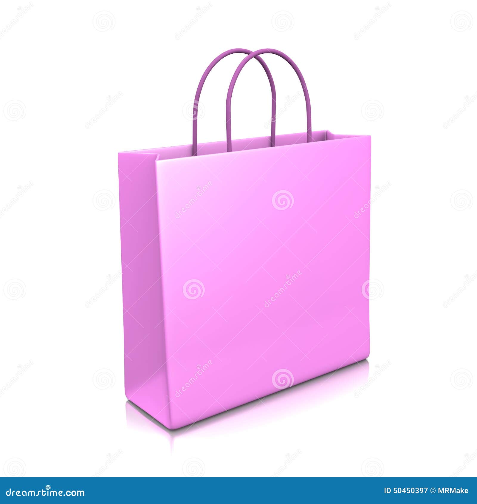 Pink Shopping Bag stock illustration. Illustration of chic 50450397
