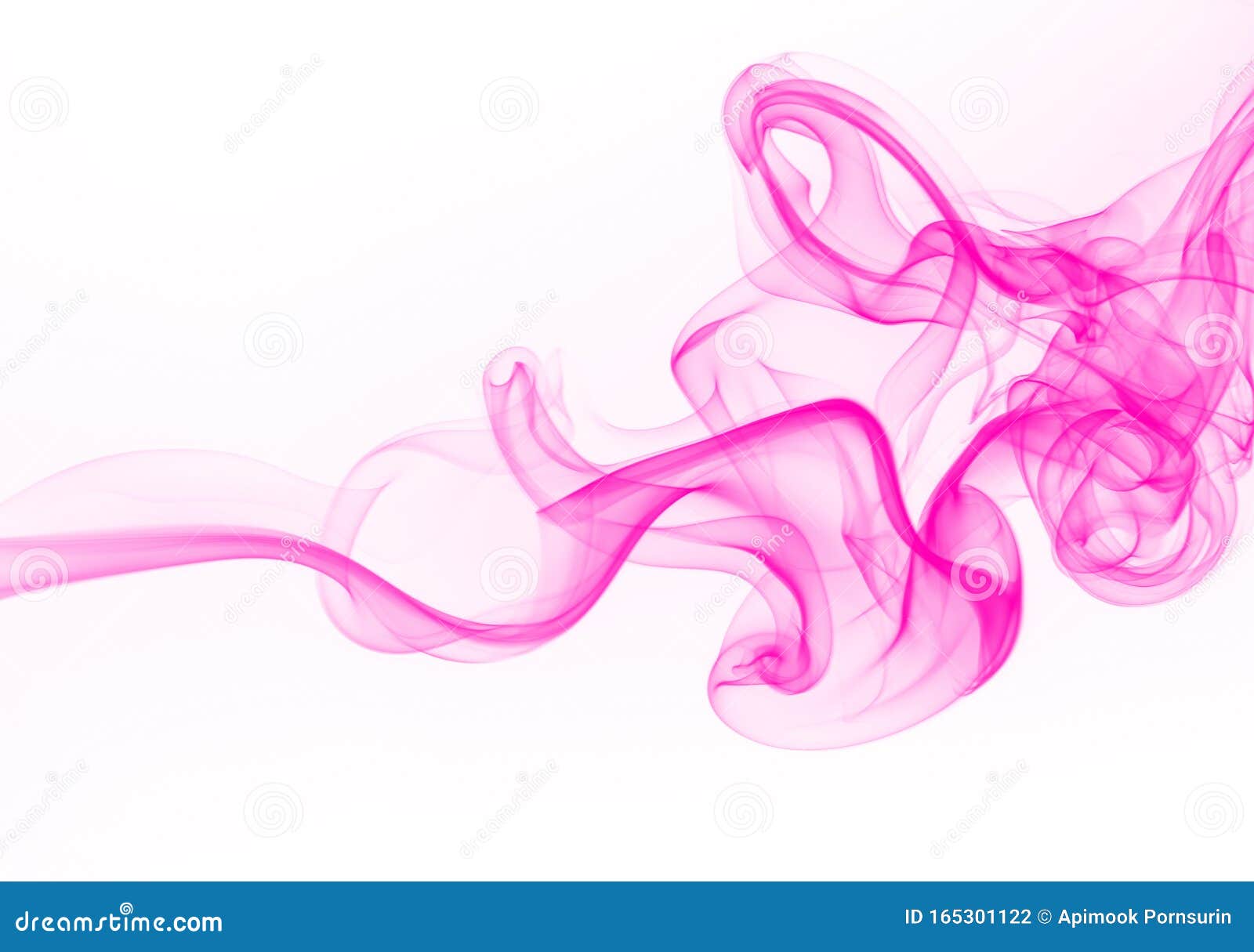 Pink Smoke Abstract on White Background for Design Stock Photo - Image of  mystery, explosion: 165301122
