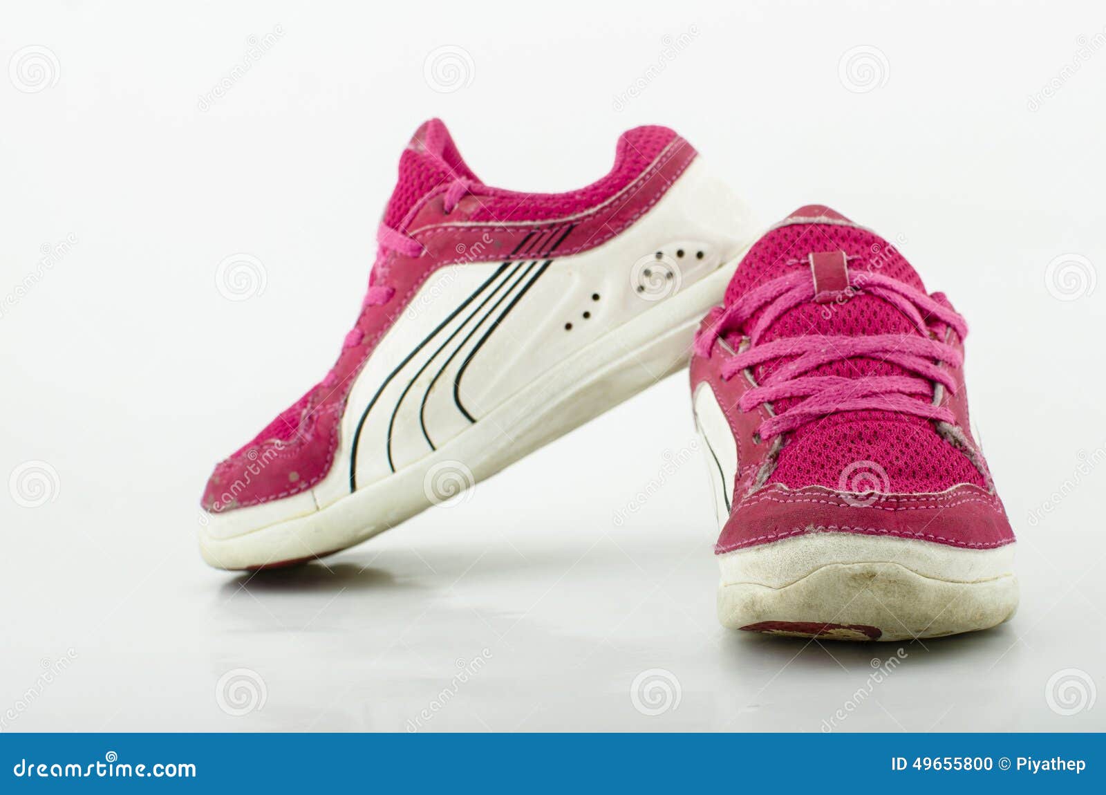 Pink Sneakers stock photo. Image of textured, pair, child - 49655800