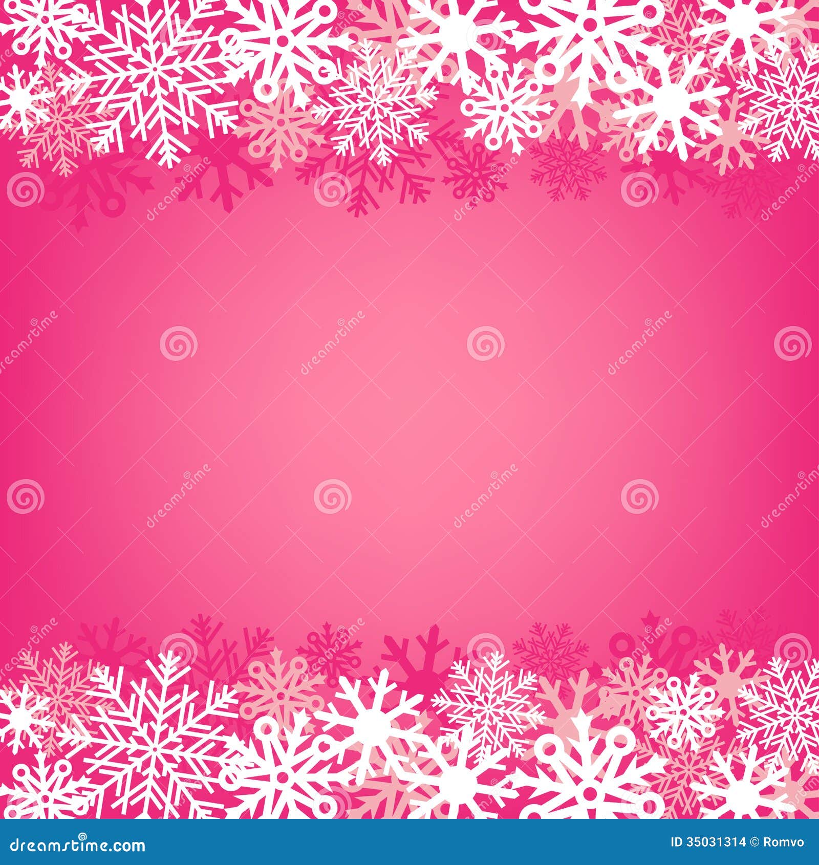 Pink Snow Background Stock Images - Image: 35031314