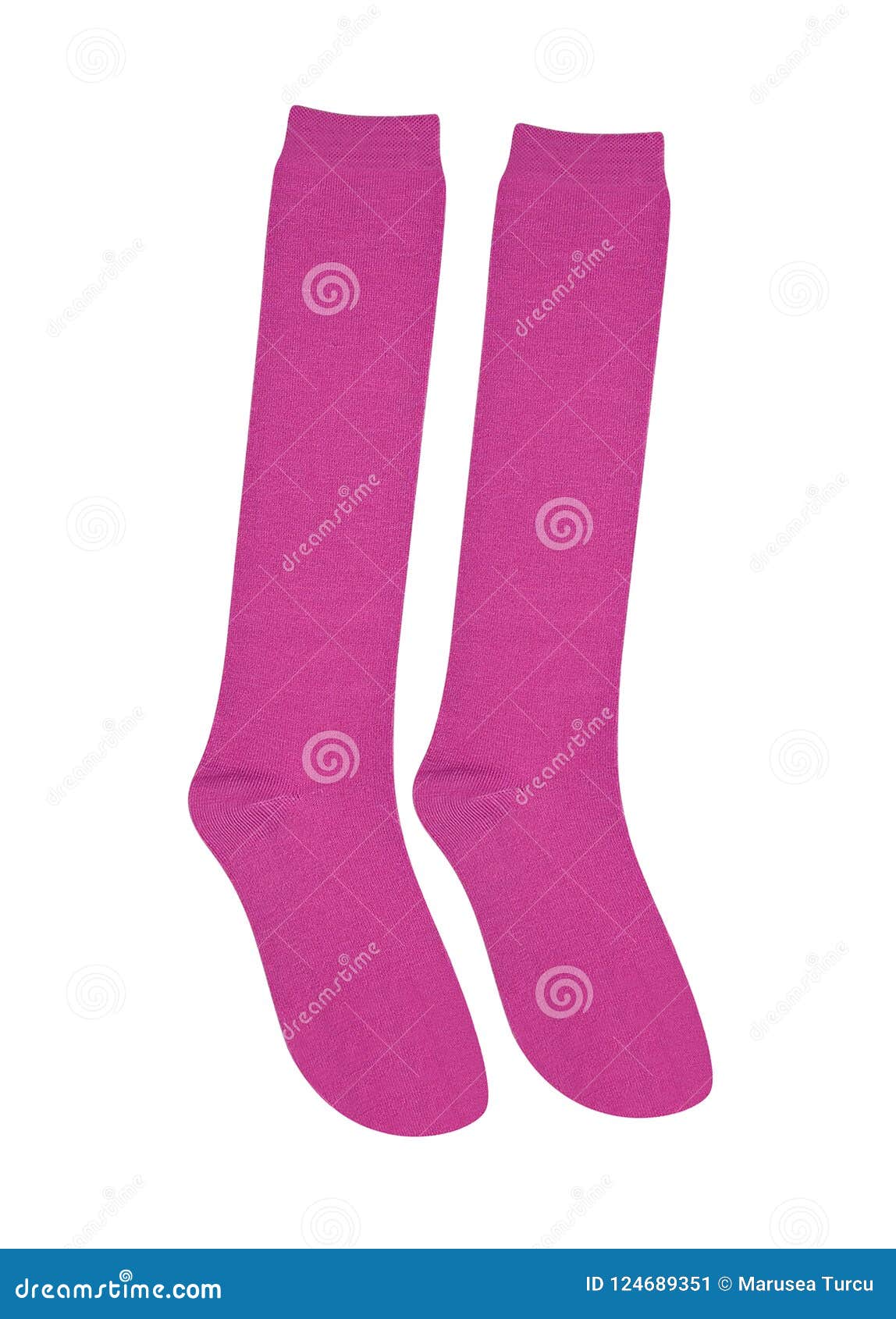 Pink socks isolated stock image. Image of heel, fabric - 124689351