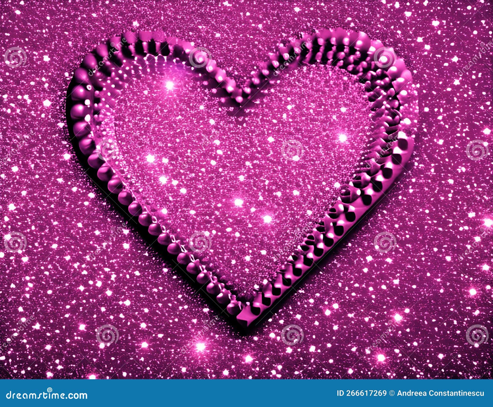 Pink glitter heart stock image. Image of graphical, valentines 266617269