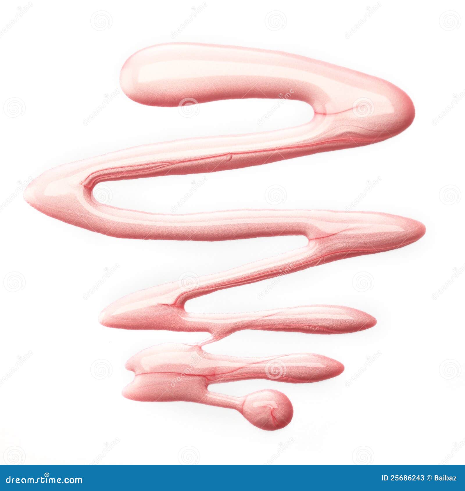 Spilled Nail Polish Drawing