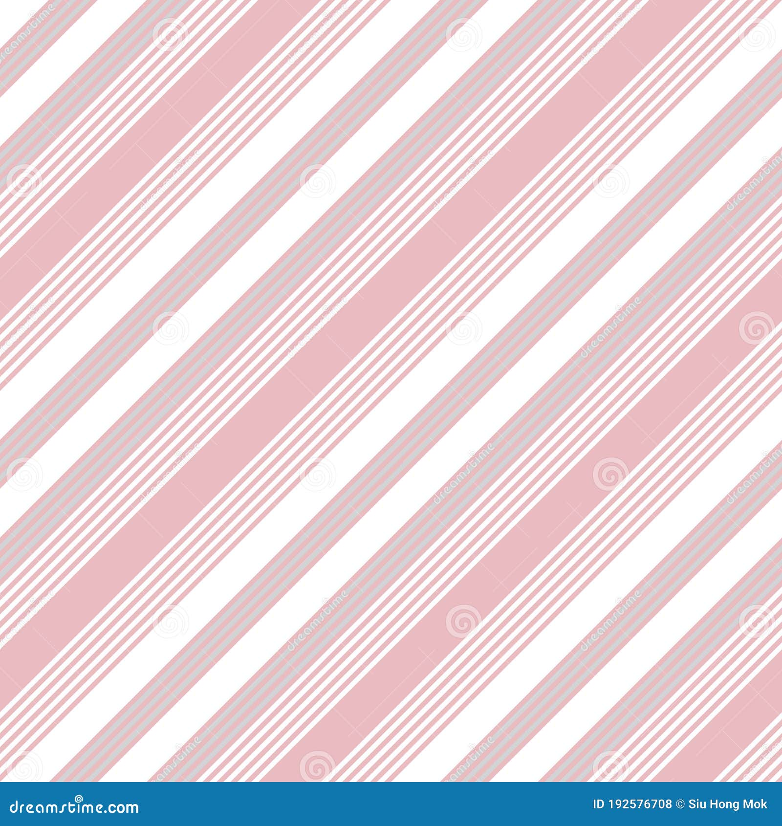 Pink Stripe Seamless Pattern Background in Diagonal Style Stock Vector