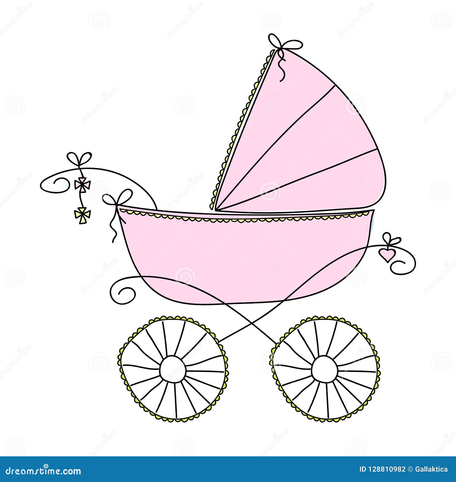 girls pink stroller