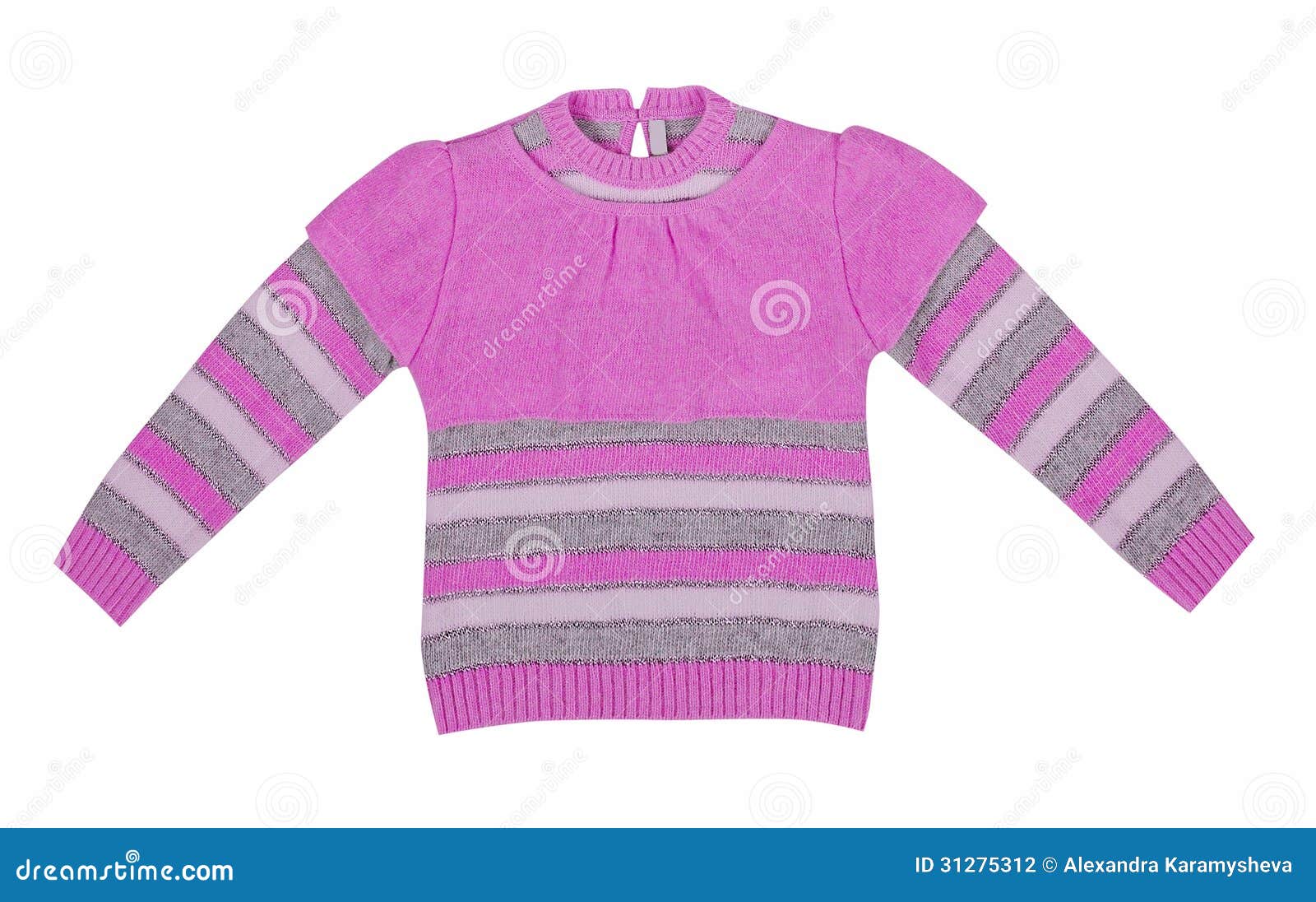 Pink sweater stock photo. Image of color, colorful, child 31275312