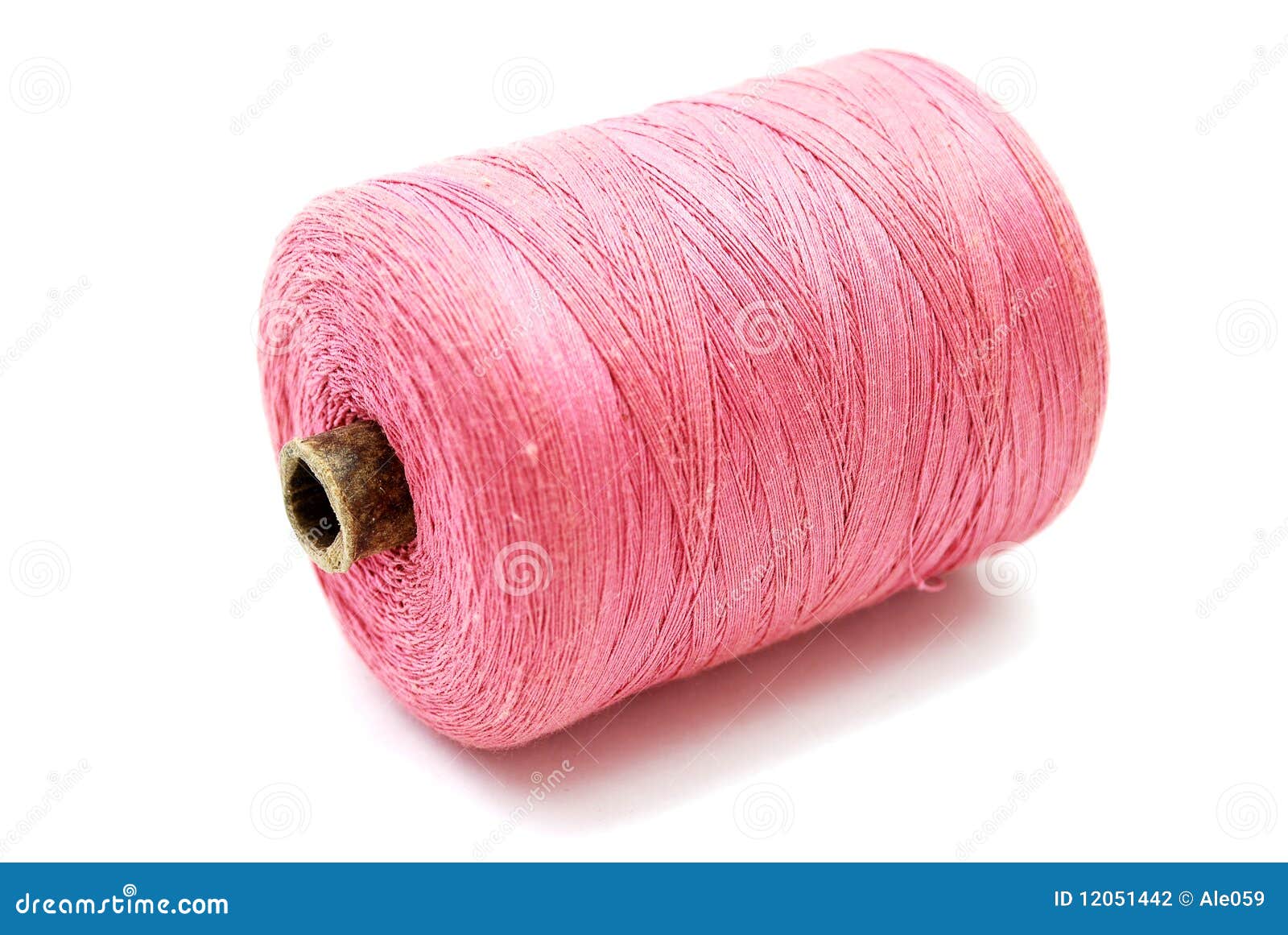 Pink Thread Spool stock photo. Image of white, shadow - 12051442