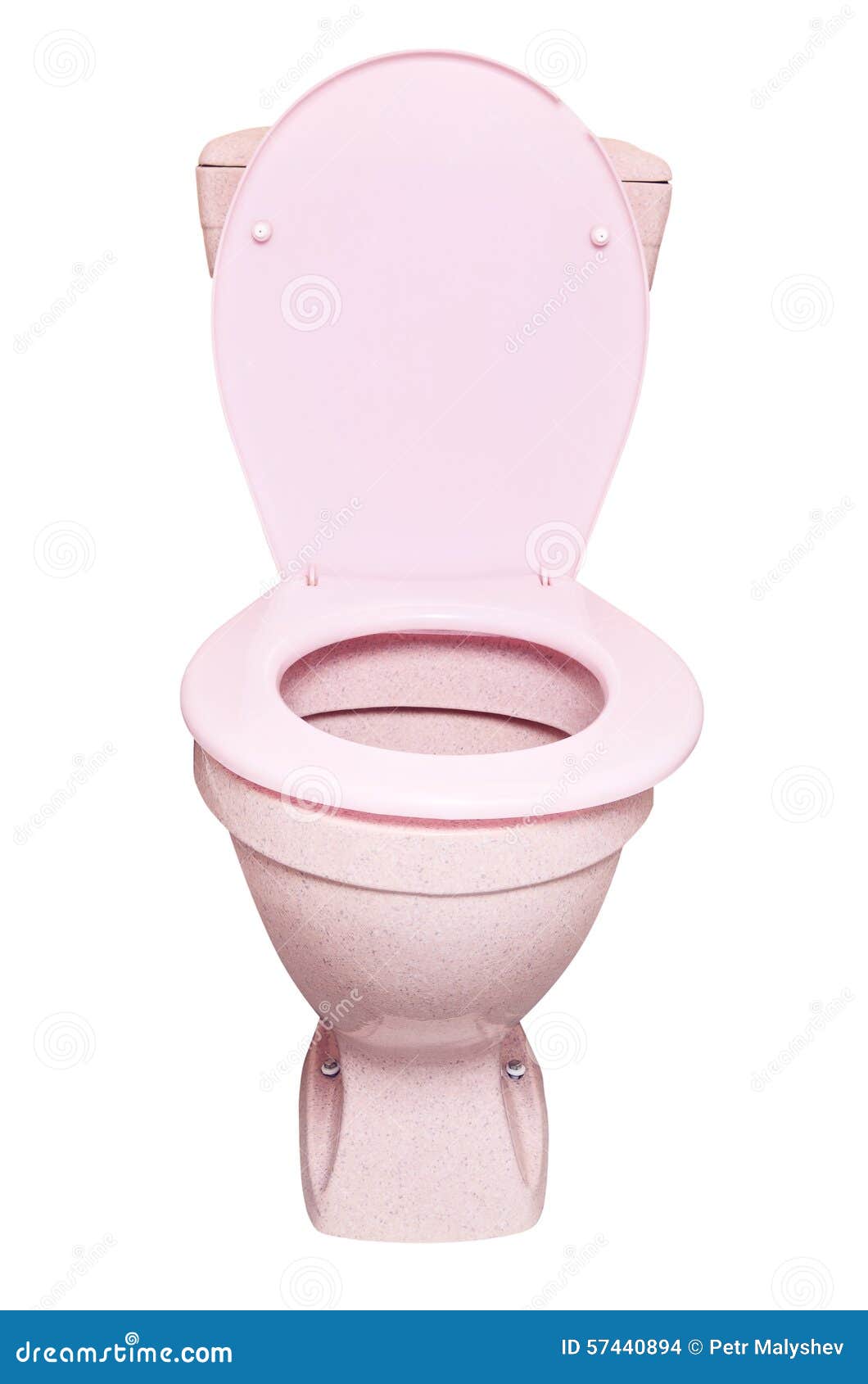 Pink Toilet Bowl stock photo. Image of restroom, cover 57440894