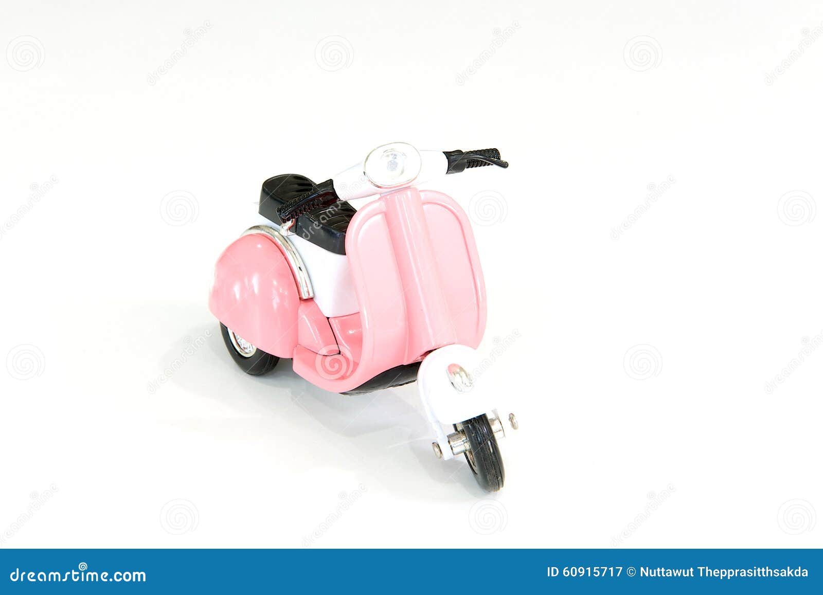 Pink toy motorcycle stock image. Image of retro, small 60915717