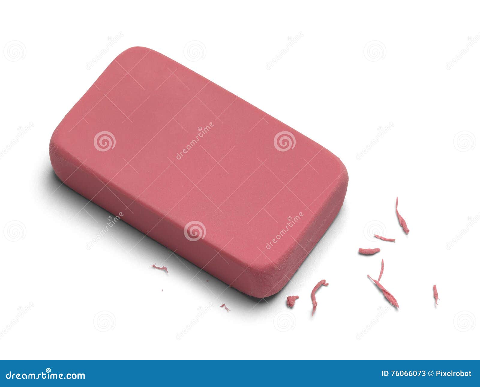 pink used eraser
