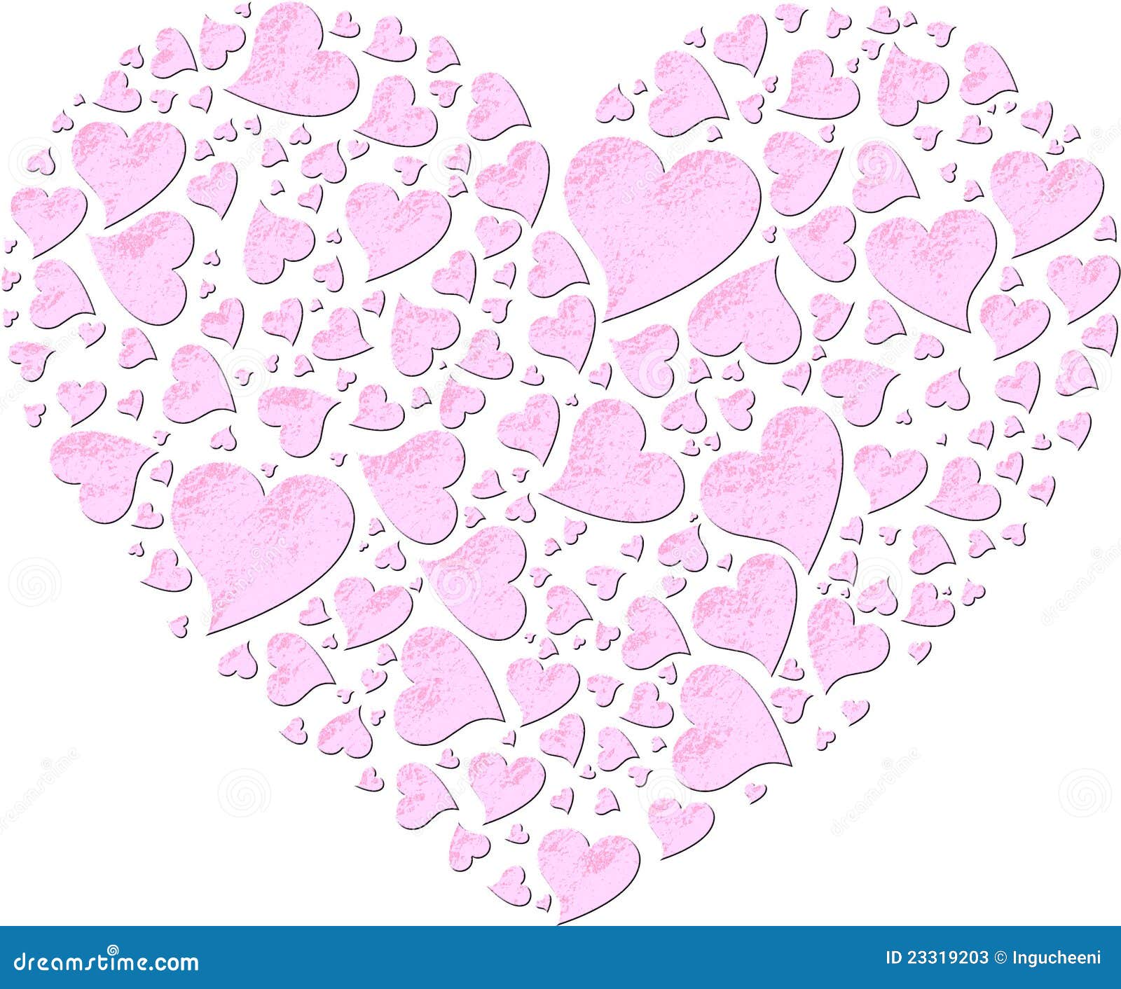 Pink Valentine Heart stock illustration. Illustration of graphics