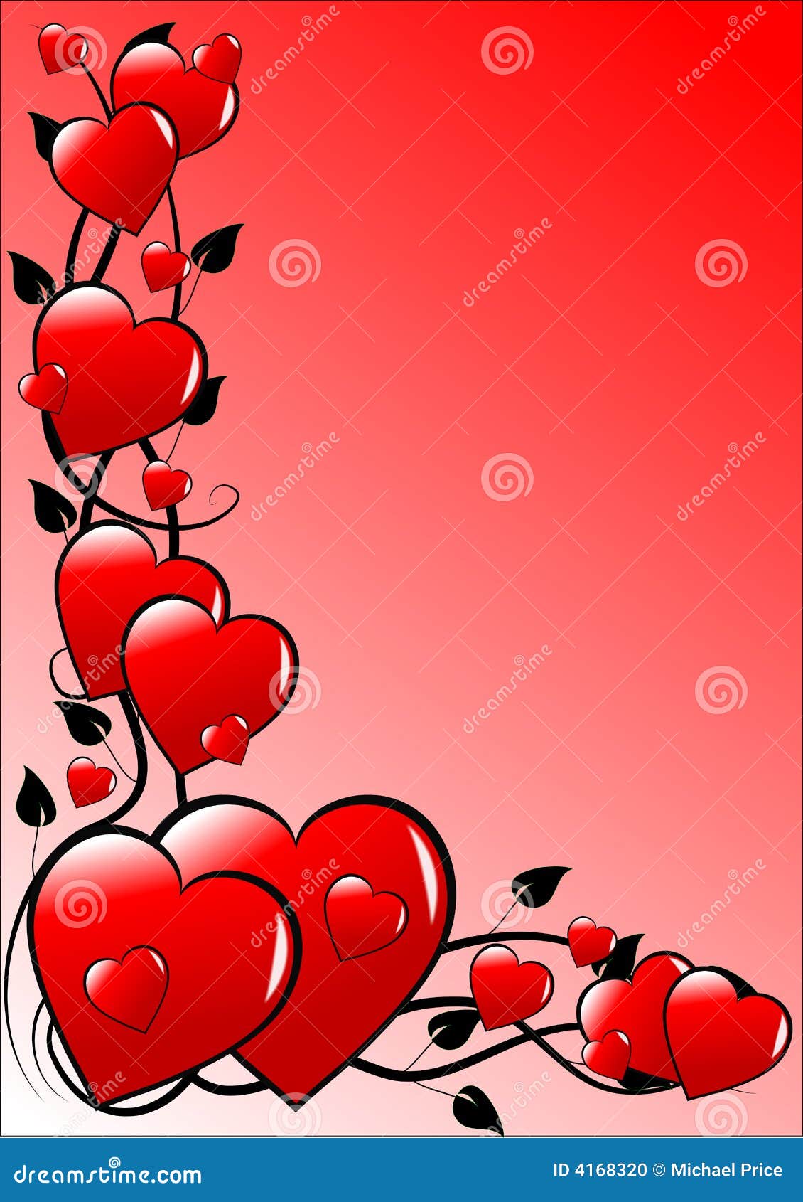 Pink Valentines background stock vector. Illustration of star - 4168320