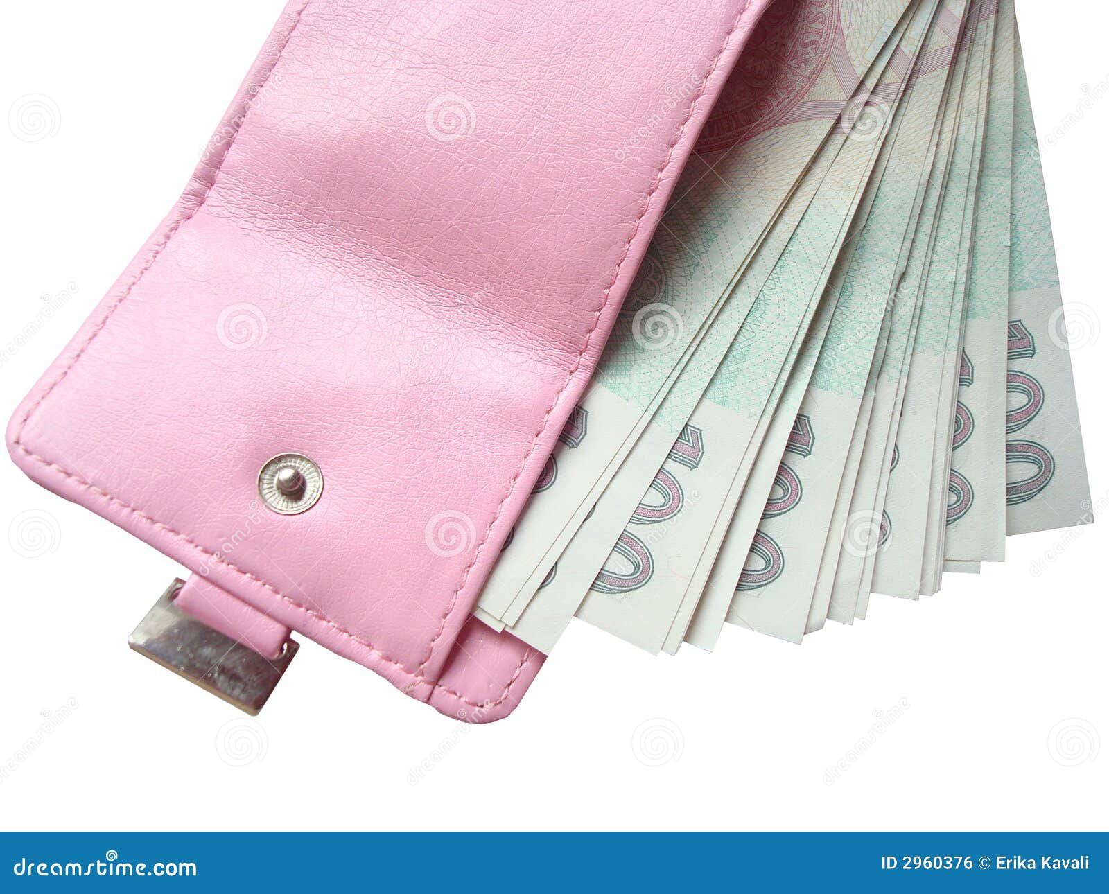 Pink wallet stock photo. Image of cash, fashion, money 2960376