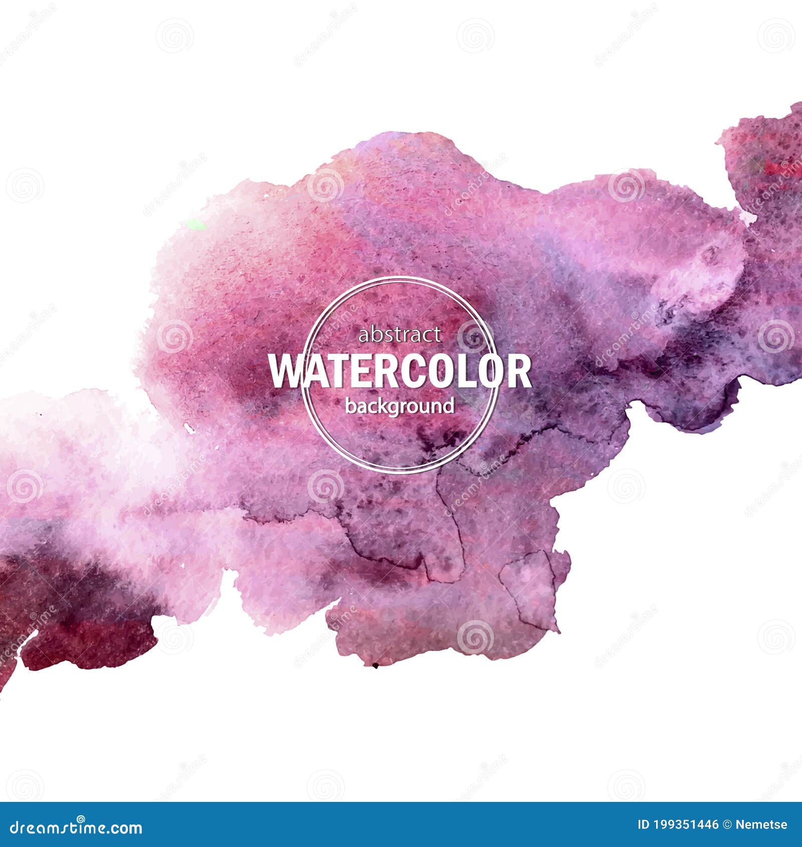 Pink Watercolor Texture Stock Vector Illustration Of Colorful