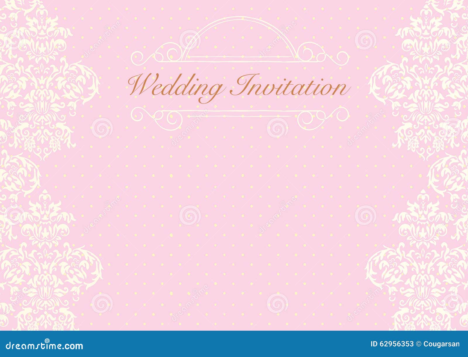 wedding invitation background pink