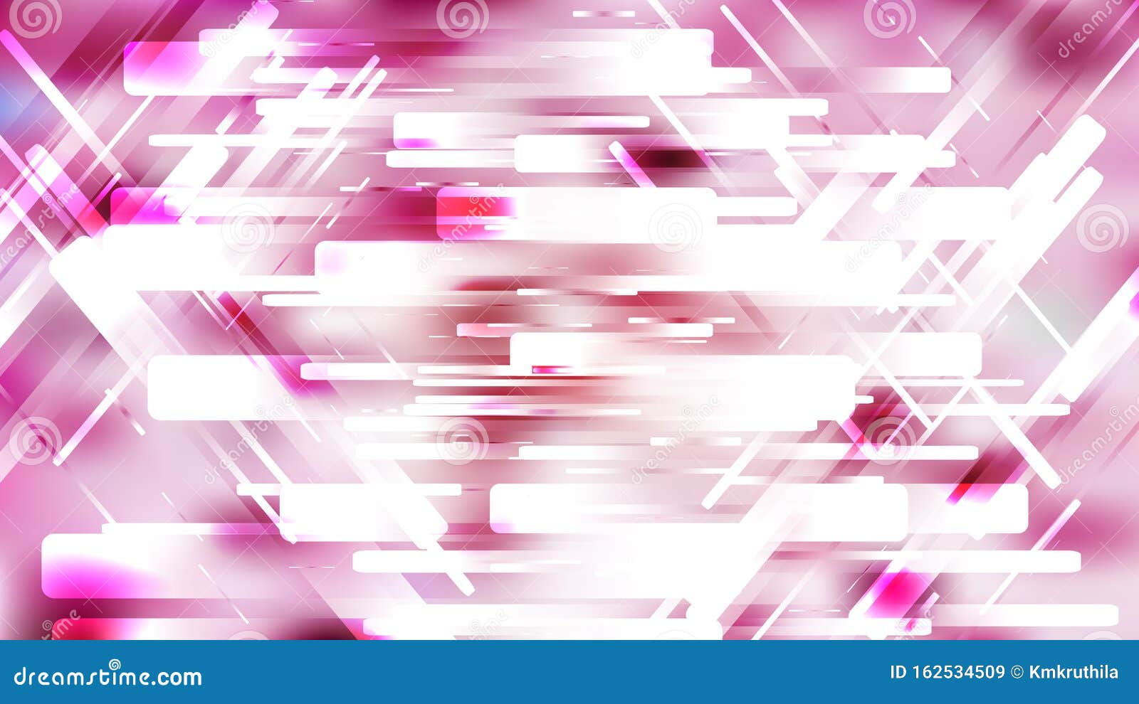 Pink and White Geometric Background Vector Stock Vector Illustration