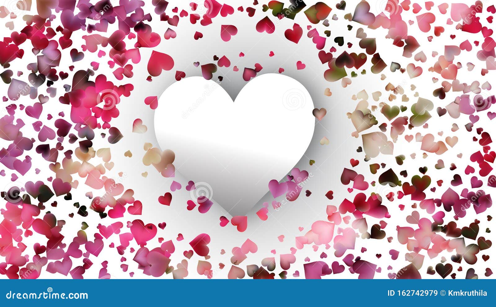 Pink and White Love Background Image Stock Vector Illustration of