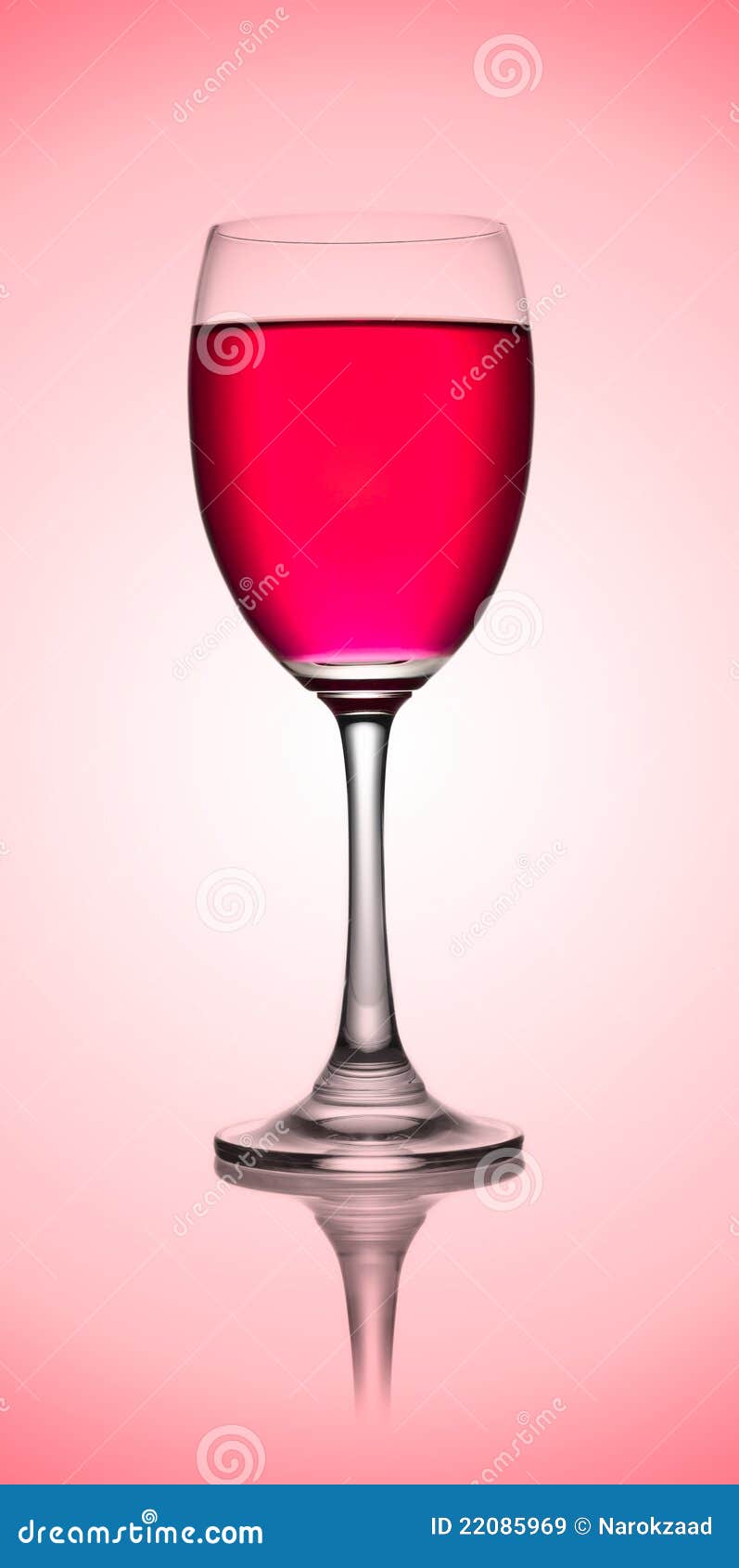 Pink in wineglass stock image. Image of colorful, dinnerware 22085969
