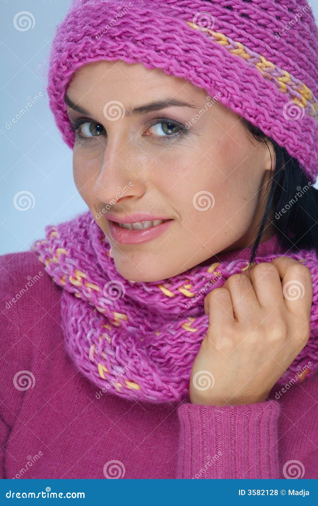 Pink Winter Picture. Image 3582128