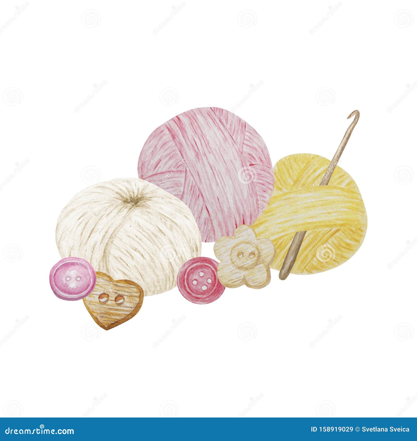 Pink, Yellow Crochet Shop Logotype, Branding, Avatar - Composition of ...