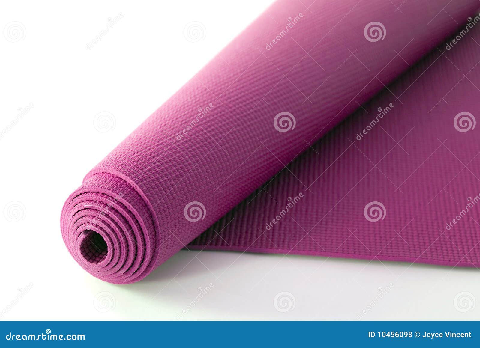 Pink Yoga Mat stock photo. Image of practice, health - 10456098