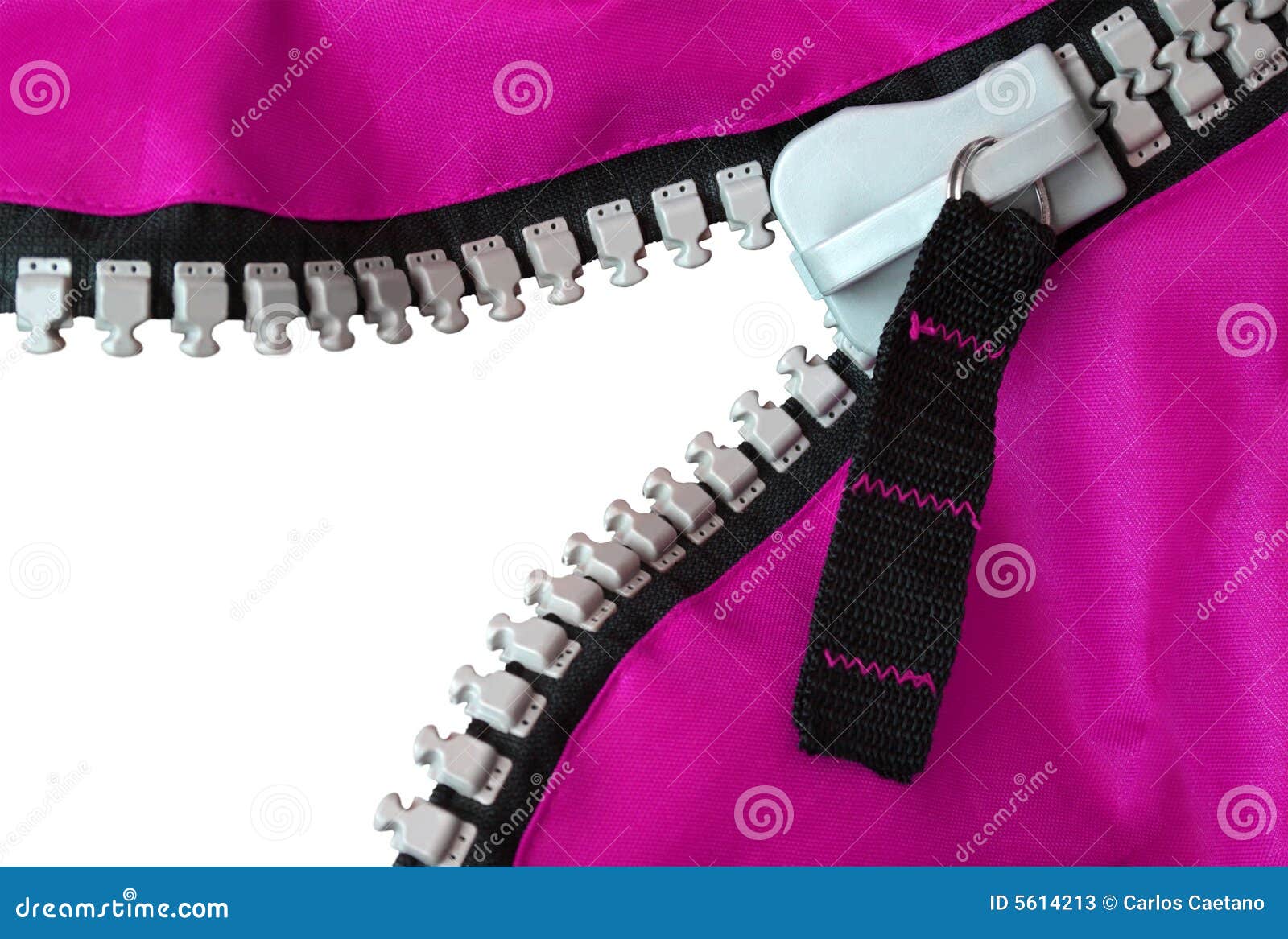 Pink Zipper stock image. Image of tailor, clear, metaphor 5614213