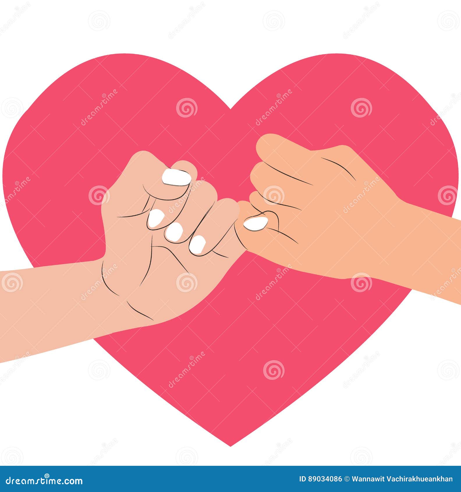 Download Pinky promise stock vector. Illustration of illustration ...
