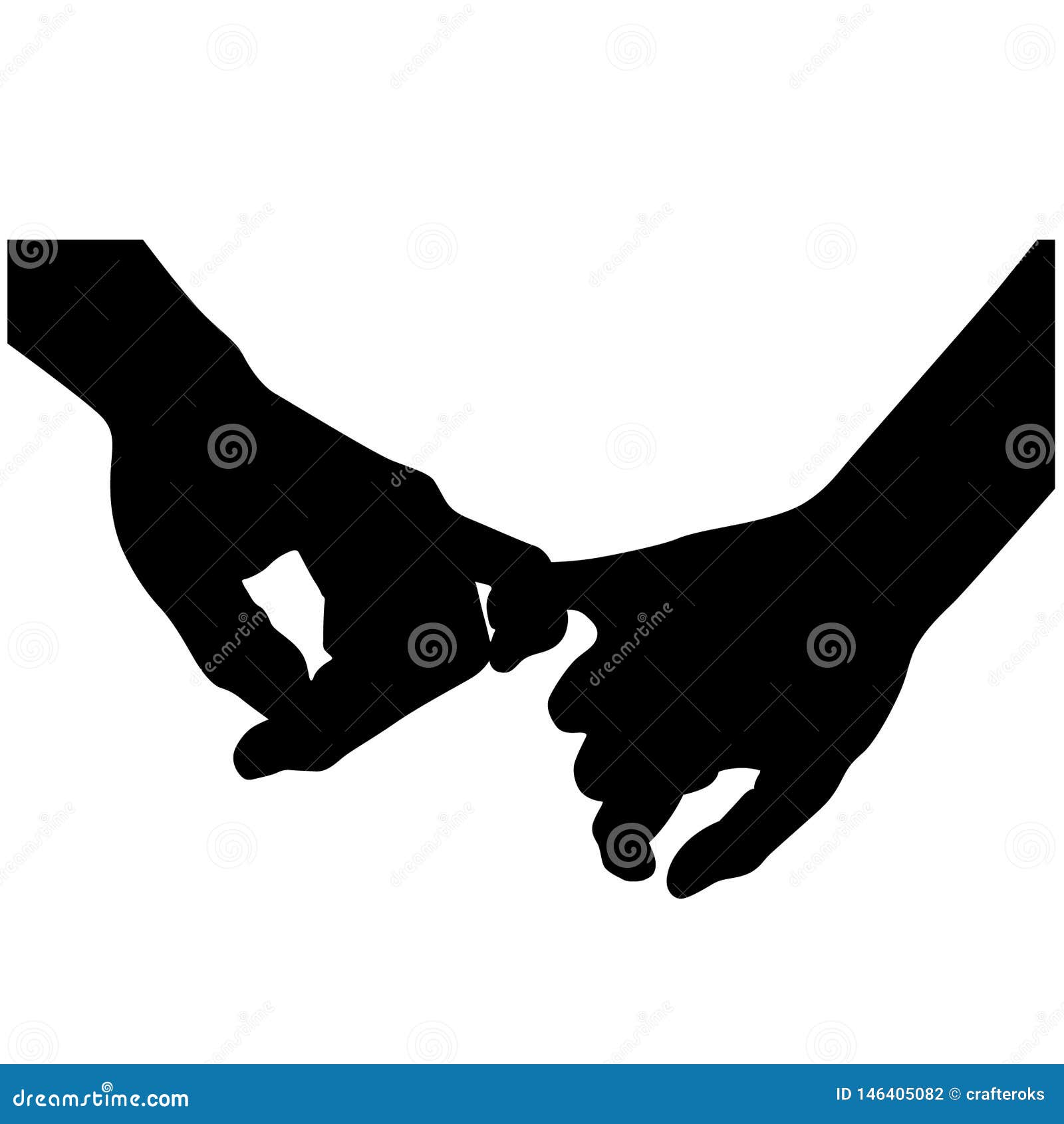 Download Pinky Promise Vector Illustration By Crafteroks Stock ...