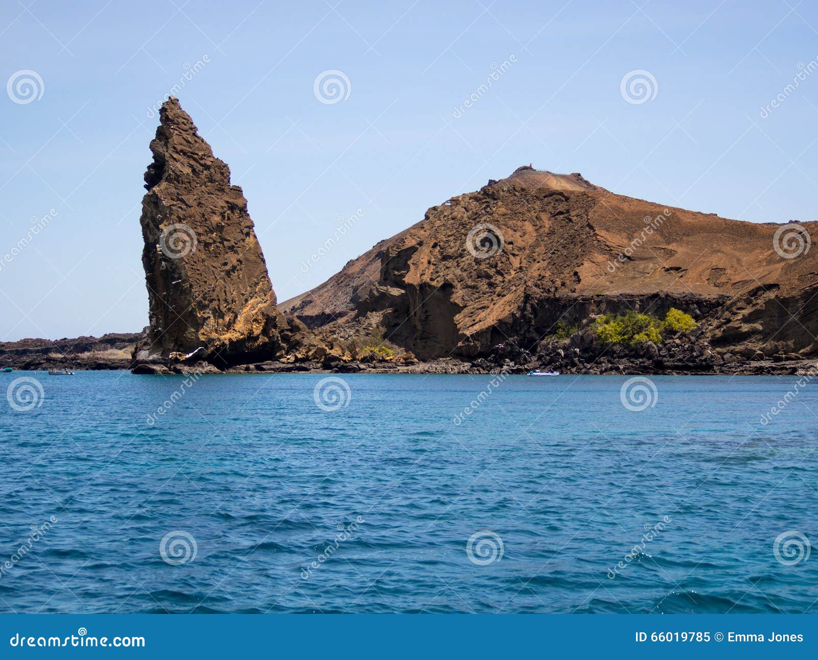 pinnacle rock, bartolome island, galapagos archipelago