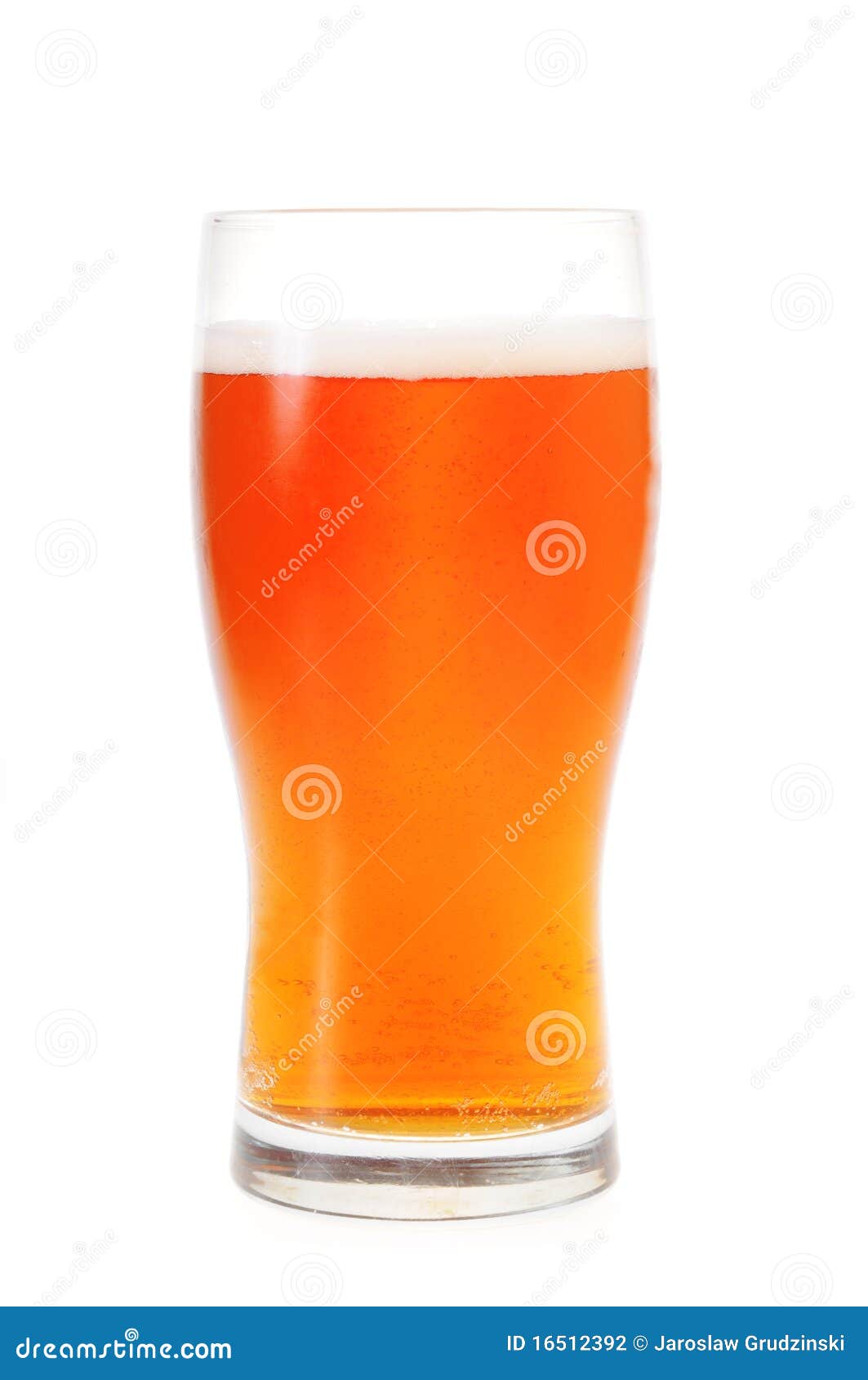 a pint of amber ale