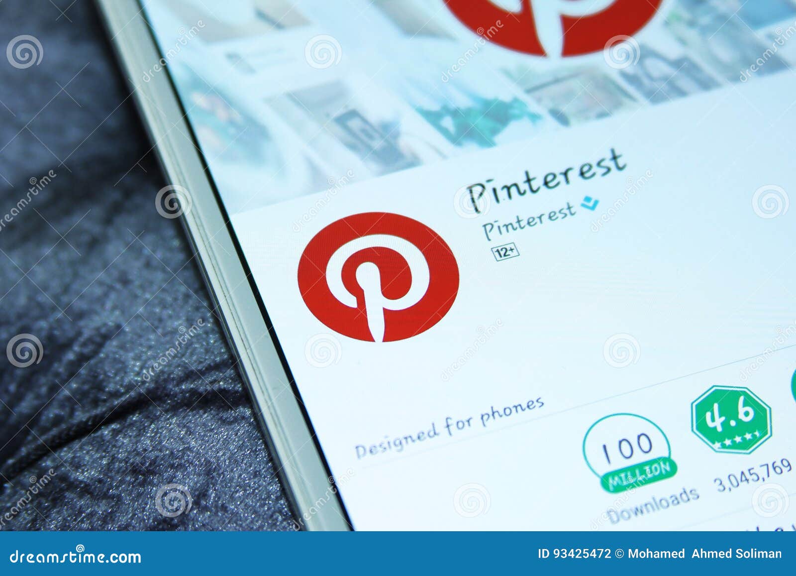 Pinterest app editorial photography. Image of sign, device - 138649722