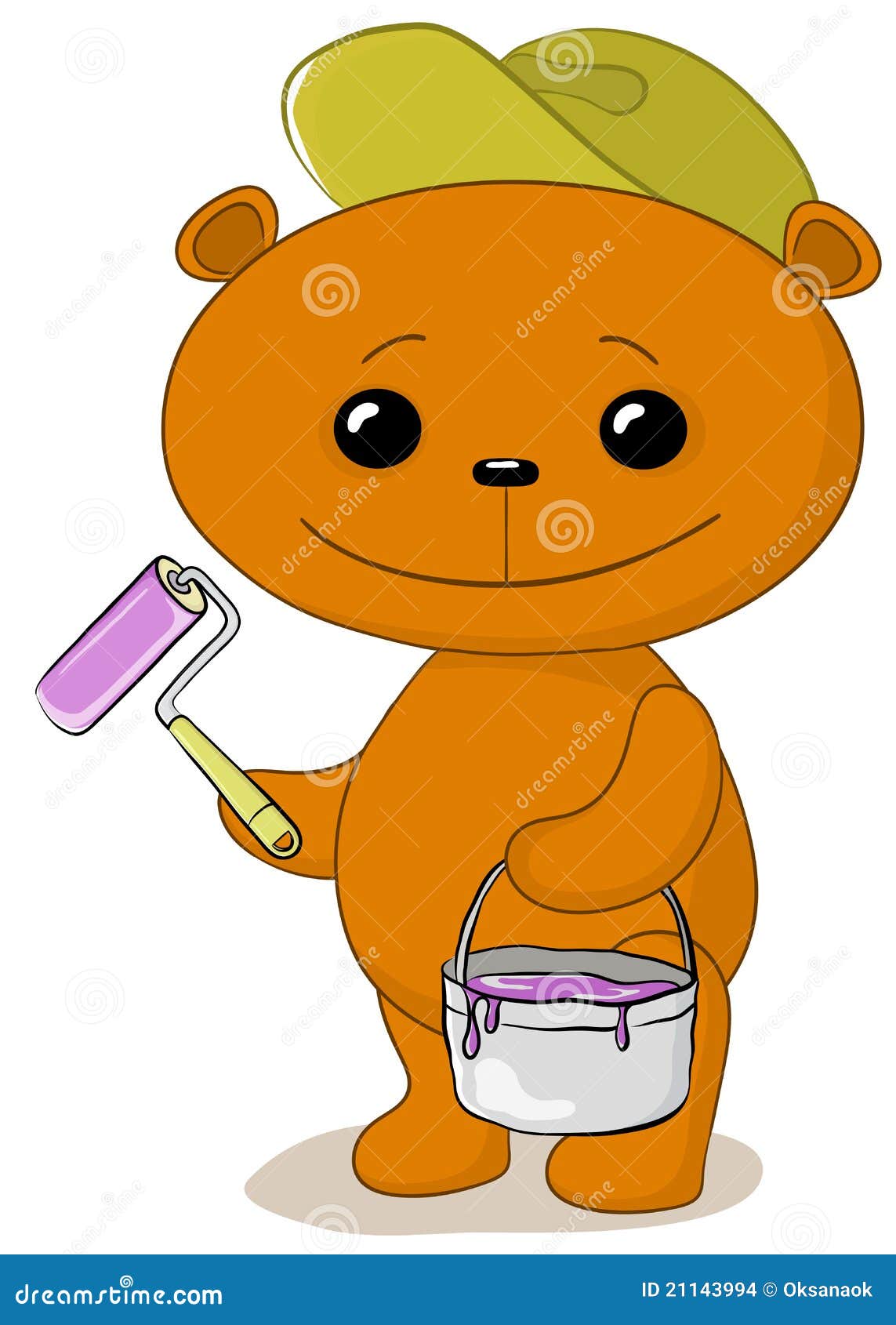 Teddy bear hand up icon ilustração bonito. personagem de desenho animado de  mascote de urso. conceito de ícone animal isolado