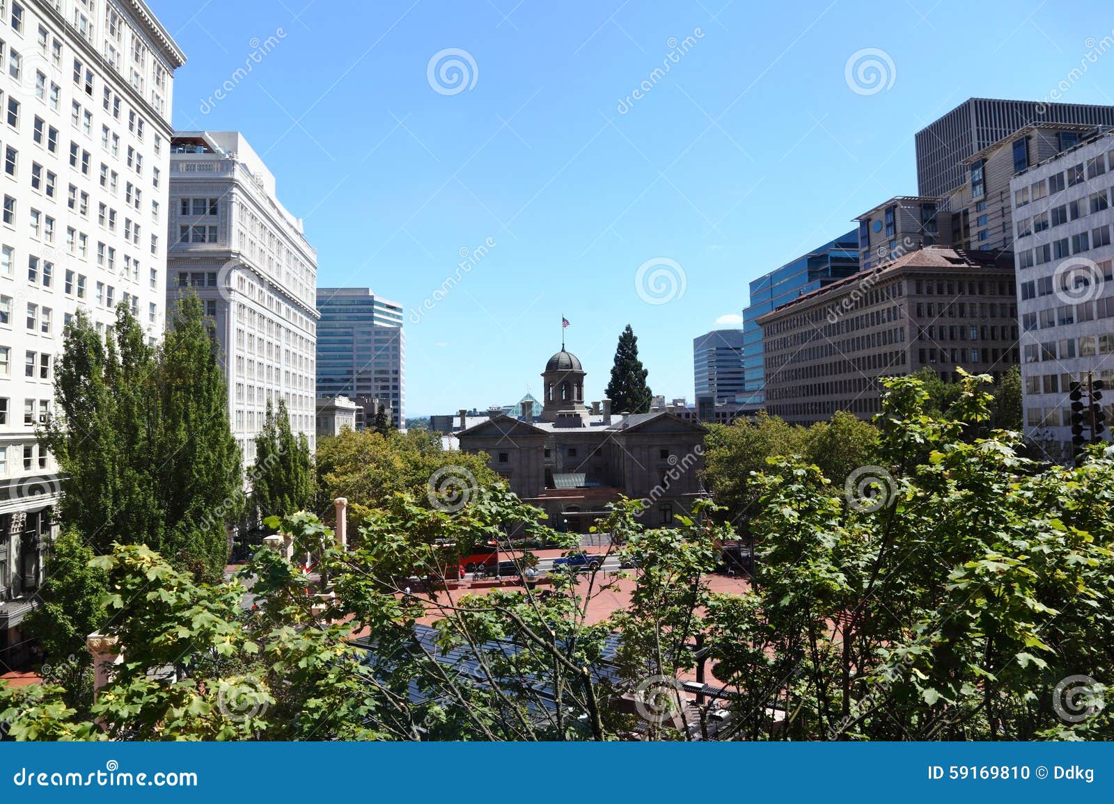 Pioneer Courthouse Square, Portland Stock Photo Image of northwest, pioneer 59169810