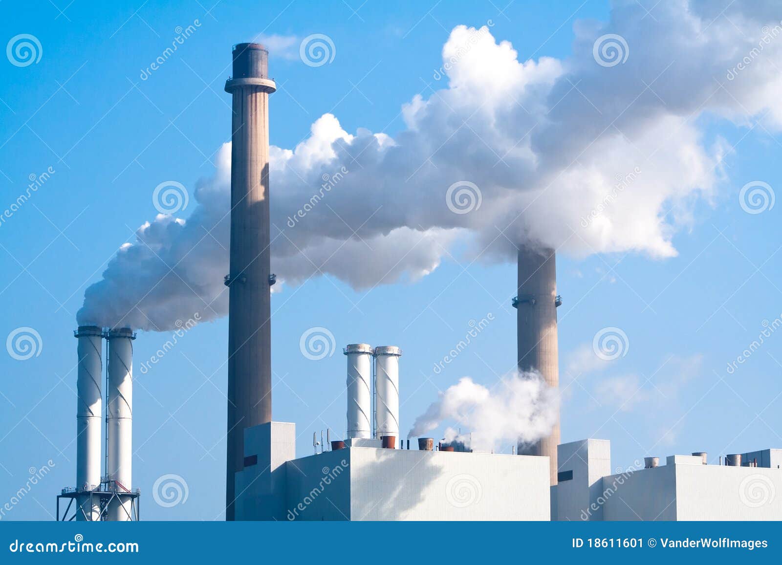 pipe factory smoke emission