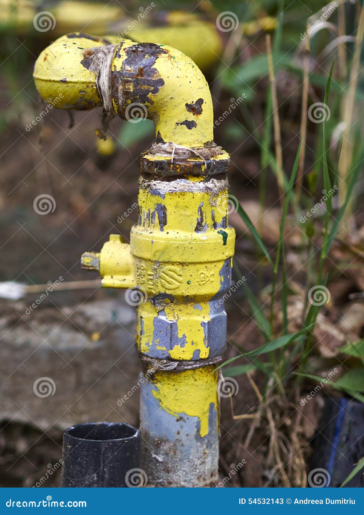 Pipe stock image. Image of grunge, flange, plumbing, iron 54532143