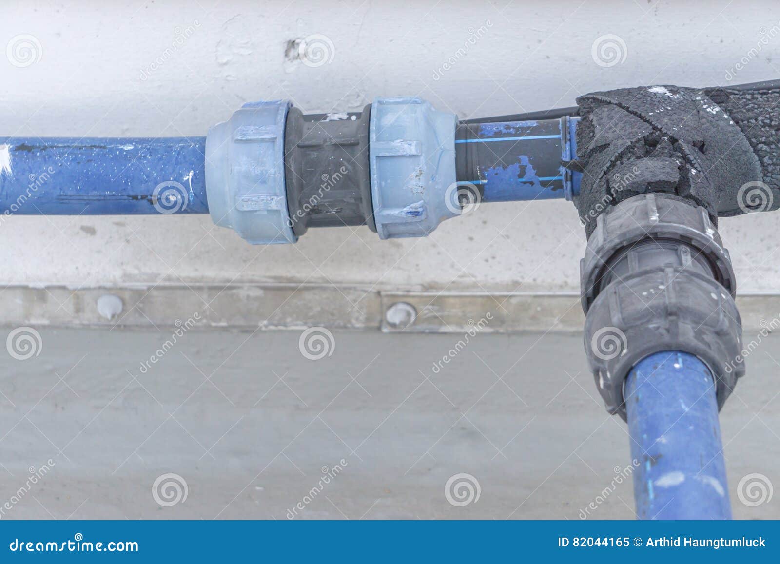 Pipe System of Airconditioning Stock Image Image of house, boiler