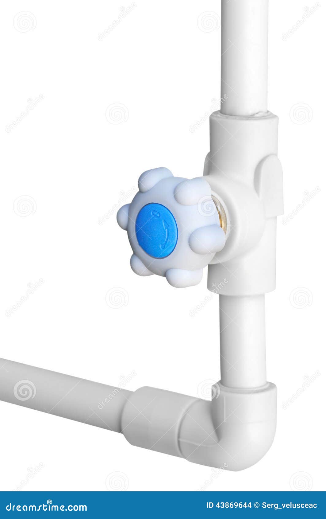 Pipe and tap stock photo. Image of equipment, drain, cutout 43869644