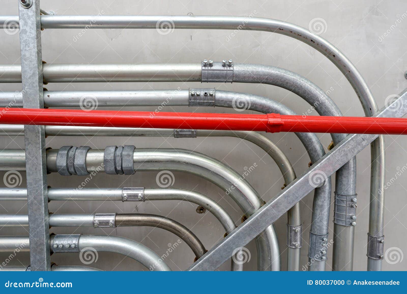 Pipe Water And Power Stock Photo Image Of Pump Basement 80037000