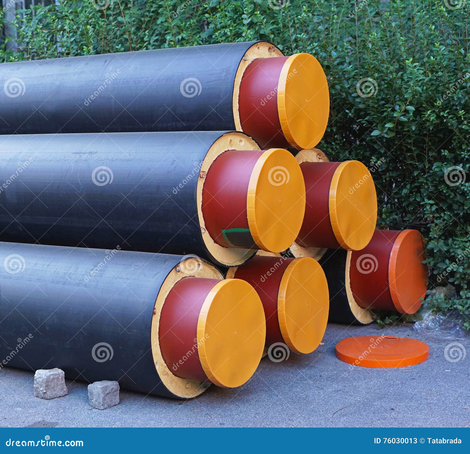 Pipes stock image. Image of supply, heating, construction 76030013