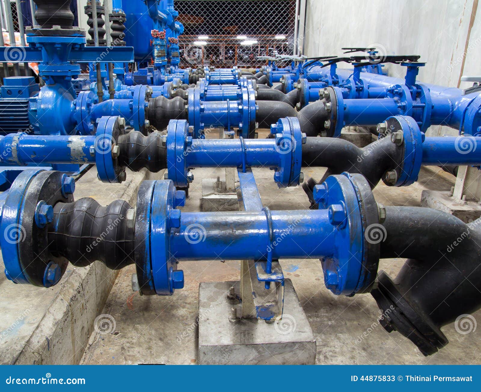 Pipes and Valves stock image. Image of connection, manifold 44875833