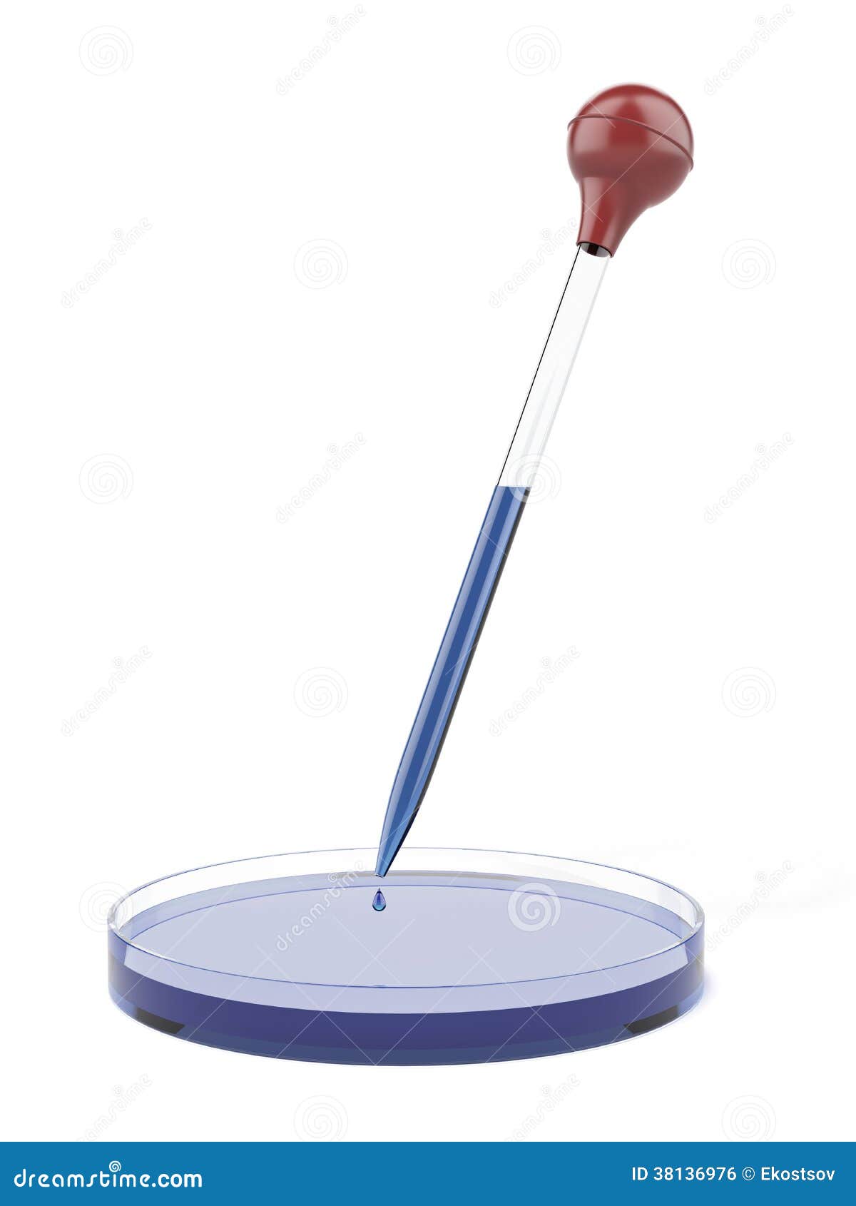 Pipette et plat de chimie illustration stock. Illustration du éducation