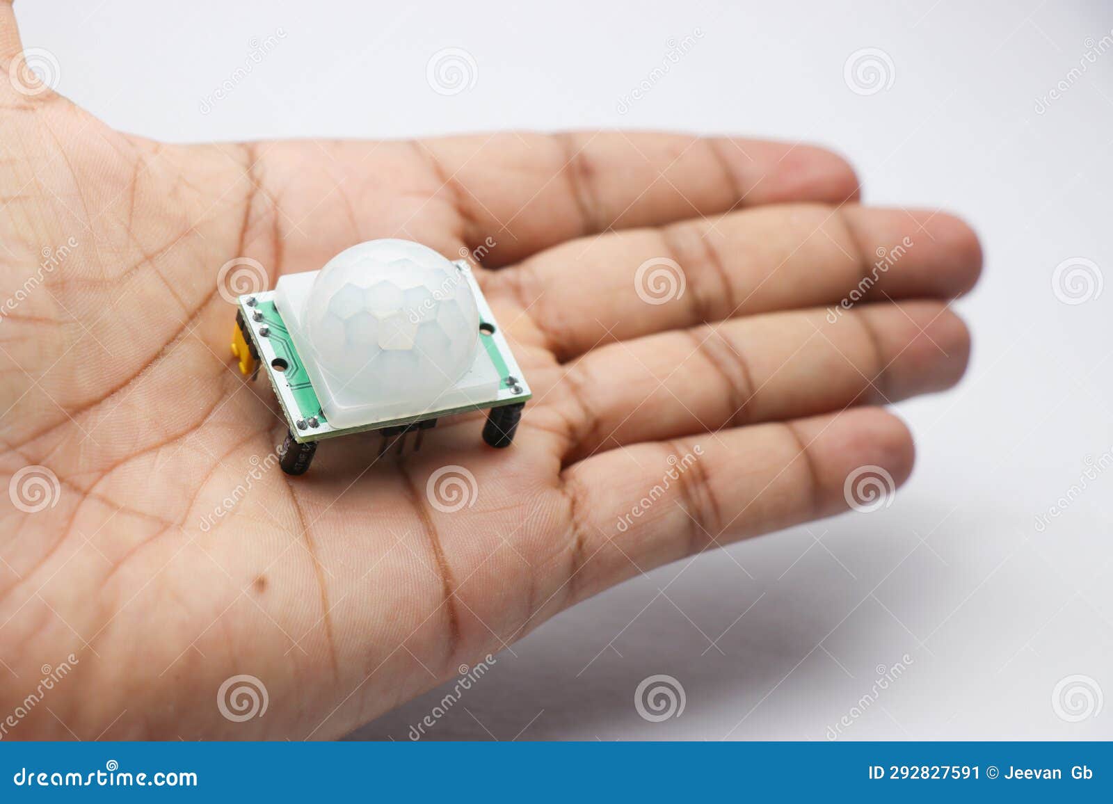 PIR Sensor Module for Motion Detection in Robotics Projects Held in the Circuit Diagram