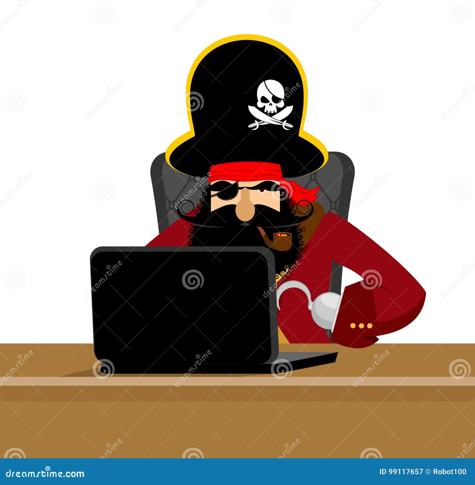 Principales atacantes de la seguridad Pirata-y-ordenador-port%C3%A1til-del-web-inform%C3%A1tico-pc-de-internet-bucanero-com-99117657