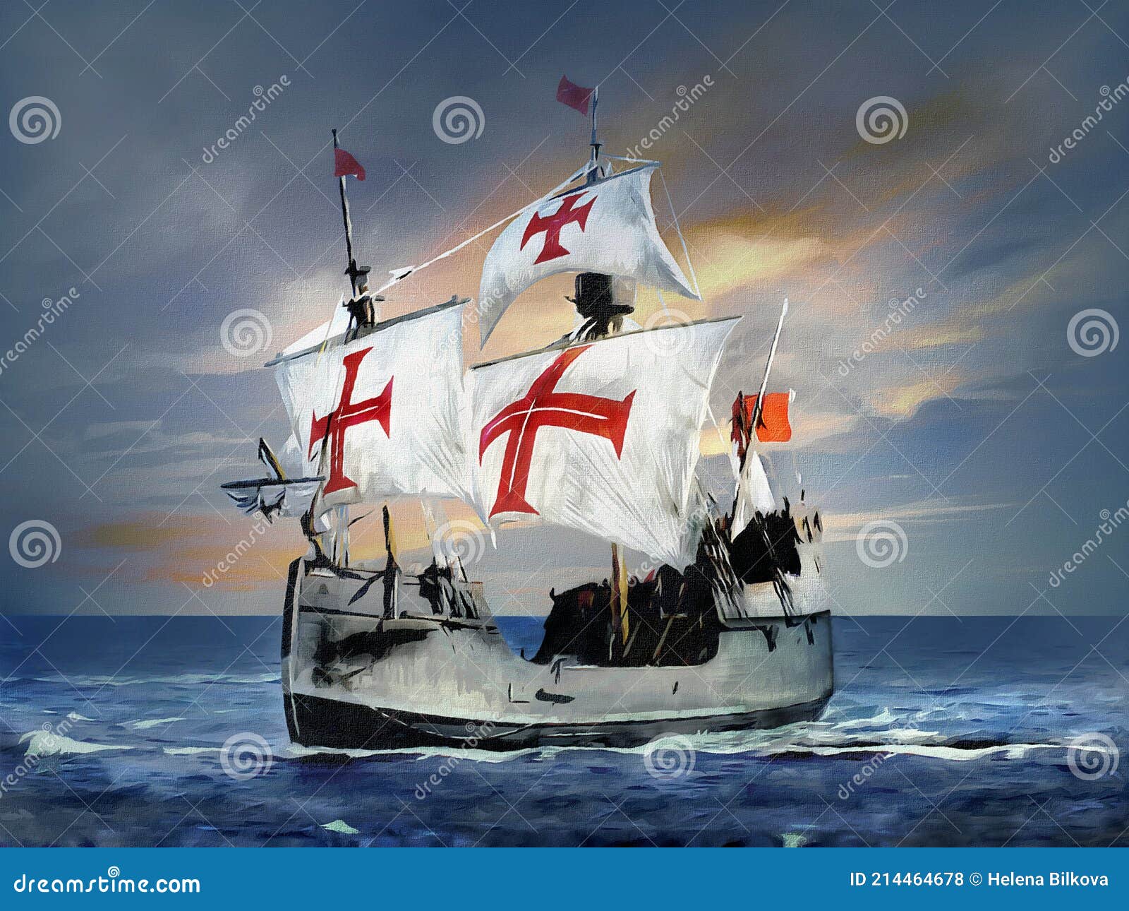 Piratas foto de archivo. Imagen de santa, nave, portugués - 214464678