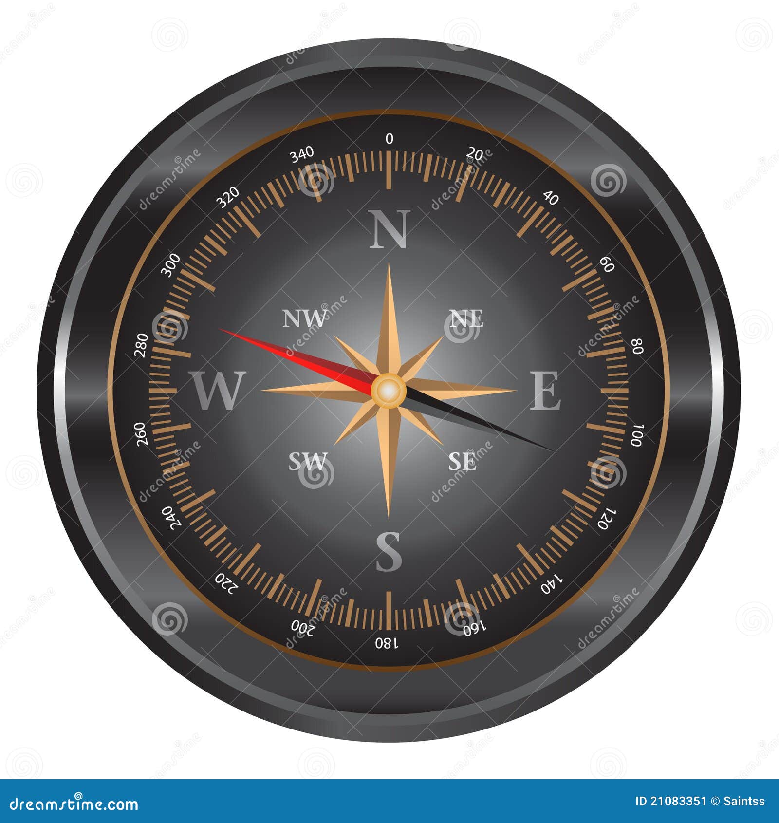 Pirate compass stock vector. Illustration of pirate, earth 21083351