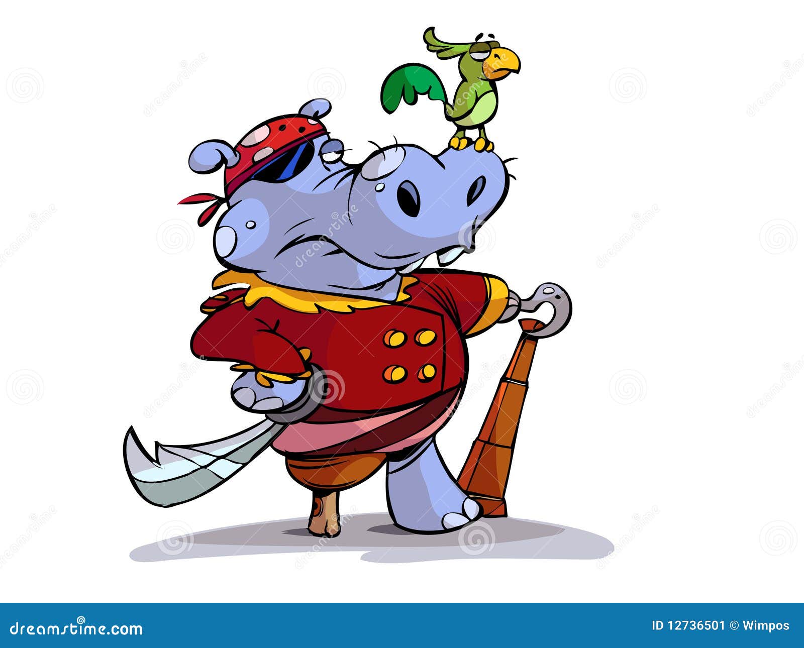 4 leg pirate enjoys hippos with banjos - Drawception